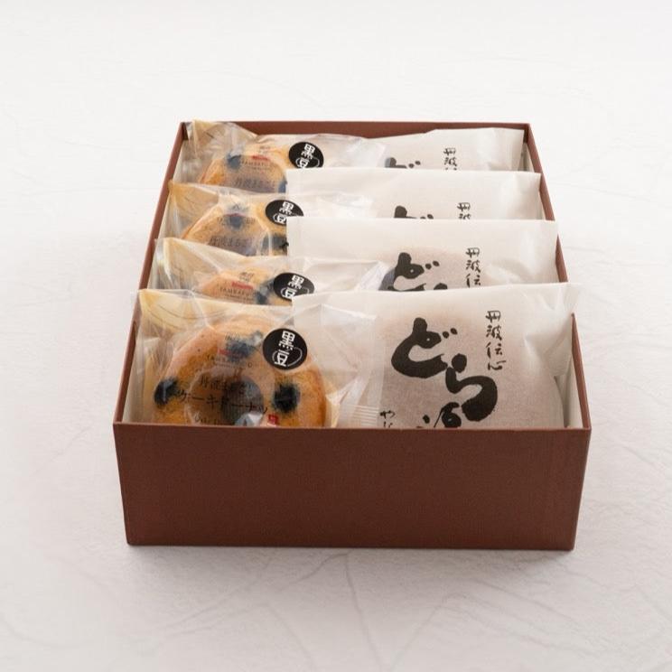 丹波伝心セット3200 (どら福・ケーキドーナツ黒豆)